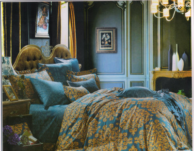 41% OFF on Valtellina Cotton Graphic King Bedsheet