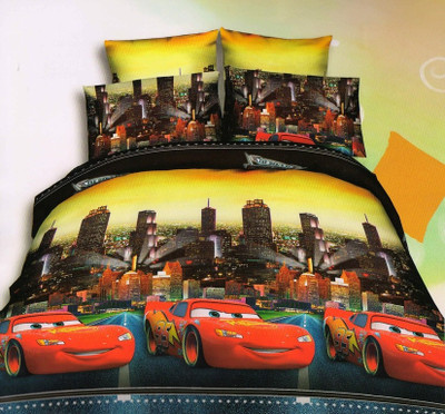 40% OFF on Zigma Collections Cotton Abstract Queen sized Double Bedsheet