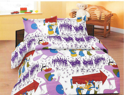 Goodwill Cotton Printed Double Bedsheet 1Bedsheet, 2Pillow cover, Multicolor