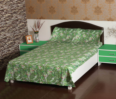 60% OFF on Aalidhra Polyester Silk Blend Printed Double Bedsheet 60% OFF on Aalidhra Polyester Silk Blend Printed Double Bedsheet