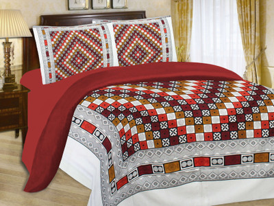 20% OFF on Deluxe Target Cotton Printed Double Bedsheet