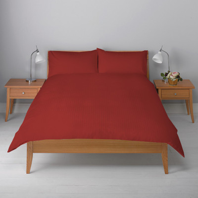 16% OFF on Misr Cotton Striped Double Bedsheet