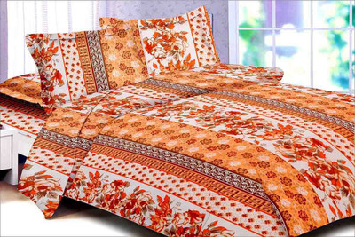 41% OFF on Urban Style Cotton Floral Double Bedsheet 1 Bedsheet, Multicolor