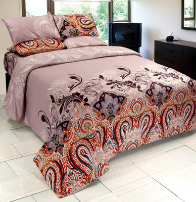 18% OFF on Vertex Polyester Floral Double Bedsheet 18% OFF on Vertex Polyester Floral Double Bedsheet