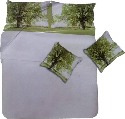60% OFF on By Briana Cotton Printed Double Bedsheet