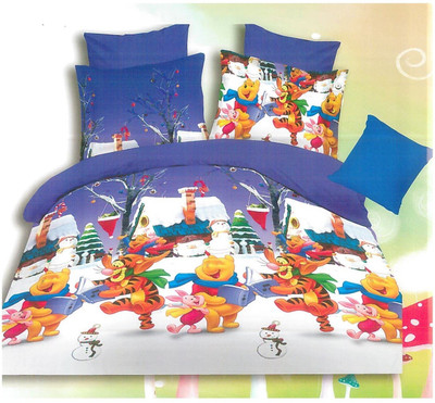 37% OFF on Ross Luxury Living Cotton Graphic Double King Bedsheet