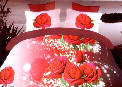 68% OFF on Fabloom Polycotton Floral King Bedsheet