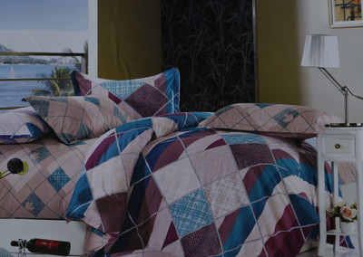 48% OFF on Krishnam Cotton Printed Double Bedsheet