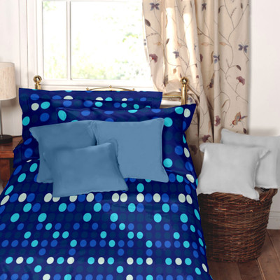 18% OFF on Home Ecstasy Cotton Floral Single Bedsheet 1 Bedsheet, 1 Pillow Cover, Blue 18% OFF on Home Ecstasy Cotton Floral Single Bedsheet 1 Bedsheet, 1 Pillow Cover, Blue