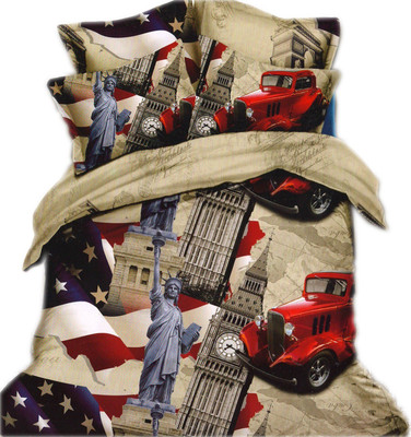 64% OFF on Wrap Polyester Abstract Double Bedsheet