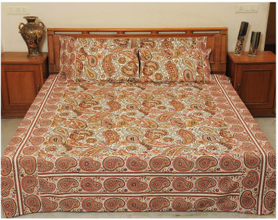 50% OFF on Heritagefabs Cotton Printed Double Bedsheet
