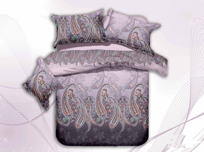 68% OFF on Fabloom Polycotton Paisley King Bedsheet