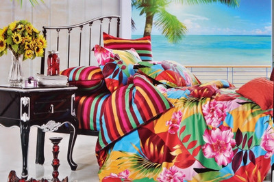 81% OFF on Valtellina Cotton Floral Double Bedsheet 1 Double Bed Sheet, 2 Pillow Covers, Multicolor 81% OFF on Valtellina Cotton Floral Double Bedsheet 1 Double Bed Sheet, 2 Pillow Covers, Multicolor