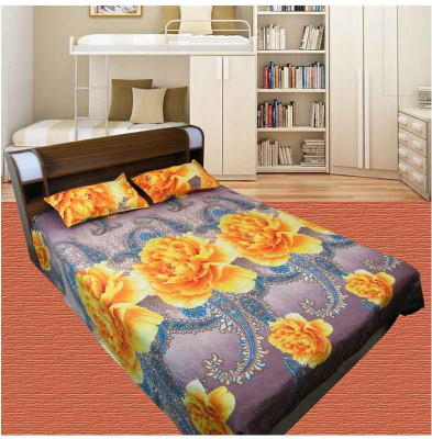 20% OFF on Thefancymart Polycotton Printed Double Bedsheet 1 Double Bed Sheet With 2 Pillow Cover, Multicolour 20% OFF on Thefancymart Polycotton Printed Double Bedsheet 1 Double Bed Sheet With 2 Pillow Cover, Multicolour