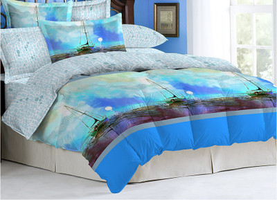 Bombay Dyeing Cotton Printed Double Bedsheet