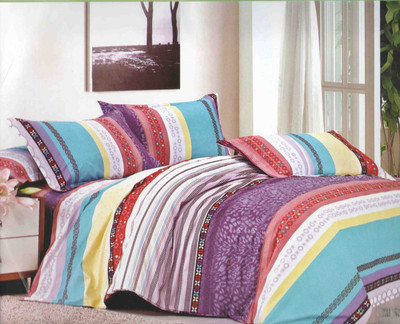 52% OFF on Skilin Polycotton Printed Double Bedsheet