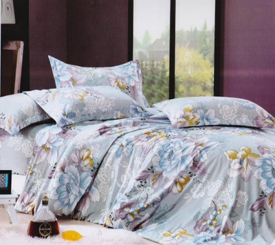 45% OFF on Gran Polyester Abstract Double Bedsheet
