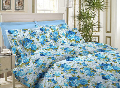 39% OFF on Bombay Dyeing Cotton Printed Double Bedsheet 1 Bedsheet, 2 Pillow Covers