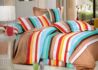 45% OFF on Melody Cotton Floral Double Fitted Bedsheet