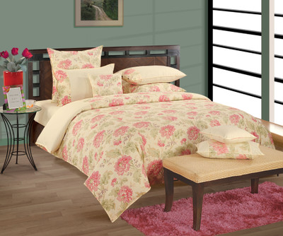 10% OFF on Swayam Cotton Printed King Bedsheet