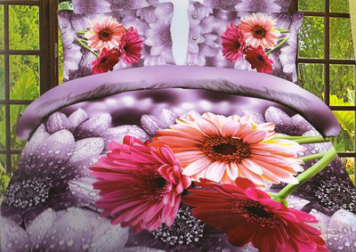 41% OFF on ZigmaCollections Cotton Printed King Bedsheet