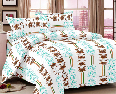 75% OFF on Ahmedabad Cotton Cotton Floral Double Bedsheet 1 Double Bedsheet, 2 Pillow Covers, Multicolor 75% OFF on Ahmedabad Cotton Cotton Floral Double Bedsheet 1 Double Bedsheet, 2 Pillow Covers, Multicolor