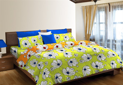 10% OFF on Stellar Home USA Cotton Printed Double Bedsheet 1 Bed Sheet, 2 Pillow Covers, Multi Colour 10% OFF on Stellar Home USA Cotton Printed Double Bedsheet 1 Bed Sheet, 2 Pillow Covers, Multi Colour