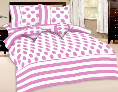20% OFF on Royal Crust Cotton Polka Double Bedsheet
