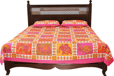 60% OFF on Soundarya Cotton Animal Double Bedsheet
