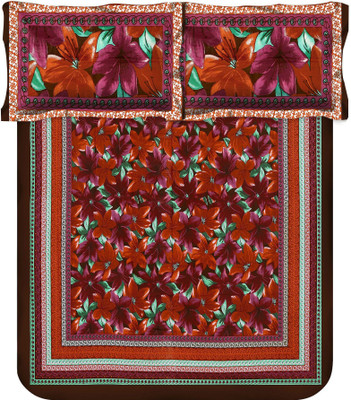 65% OFF on Metro Living Cotton Floral Double Bedsheet 65% OFF on Metro Living Cotton Floral Double Bedsheet