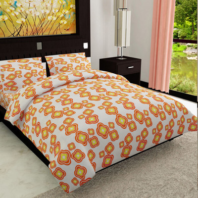 By Adab Cotton Polka King Bedsheet