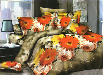 75% OFF on Madhavs Polycotton Printed Double Bedsheet