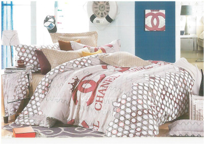 24% OFF on Ross Luxury Living Cotton Printed Double Bedsheet