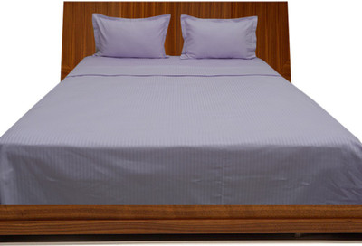 5% OFF on LNT Cotton Striped Double Bedsheet