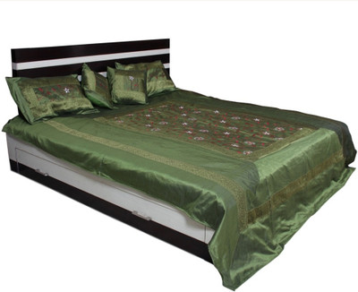 64% OFF on Soundarya Polyester Silk Blend Abstract Double Bedsheet 64% OFF on Soundarya Polyester Silk Blend Abstract Double Bedsheet