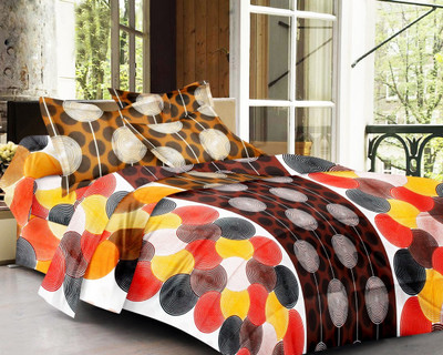 50% OFF on Sparkk Home Cotton Printed Double Bedsheet