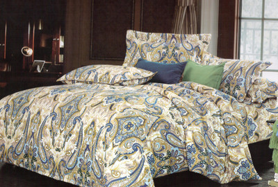 38% OFF on Black Ivy Polycotton 3D Printed Double Bedsheet