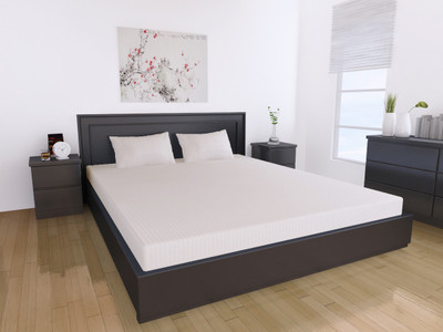 Dreams Cotton Solid Double Fitted Bedsheet