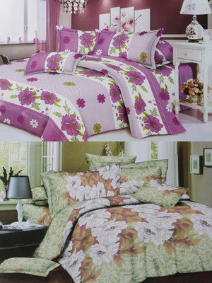 61% OFF on Urban Style Polycotton Floral Double King Bedsheet
