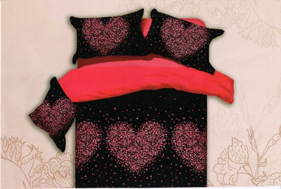 46% OFF on Vrinda Polycotton Printed Double Bedsheet