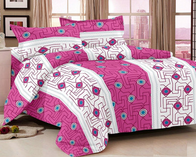 56% OFF on Bedline Home Cotton Printed Double Bedsheet
