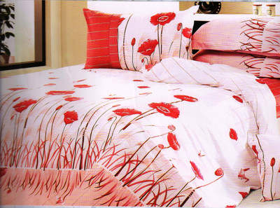 58% OFF on KKK Cotton Printed Double Bedsheet