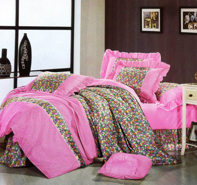 51% OFF on Wrap Polyester Floral Double Bedsheet