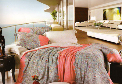 63% OFF on Wrap Cotton Floral Double Bedsheet