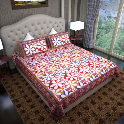 64% OFF on Graffiti Home Cotton Printed Double Bedsheet