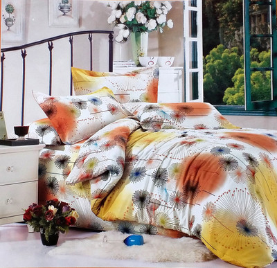 36% OFF on Phm Polycotton Floral Double Bedsheet