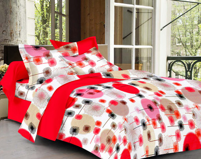 61% OFF on Vaani Cotton Printed Double Bedsheet