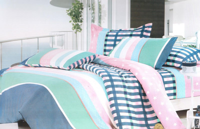 38% OFF on Black Ivy Polycotton 3D Printed Double Bedsheet