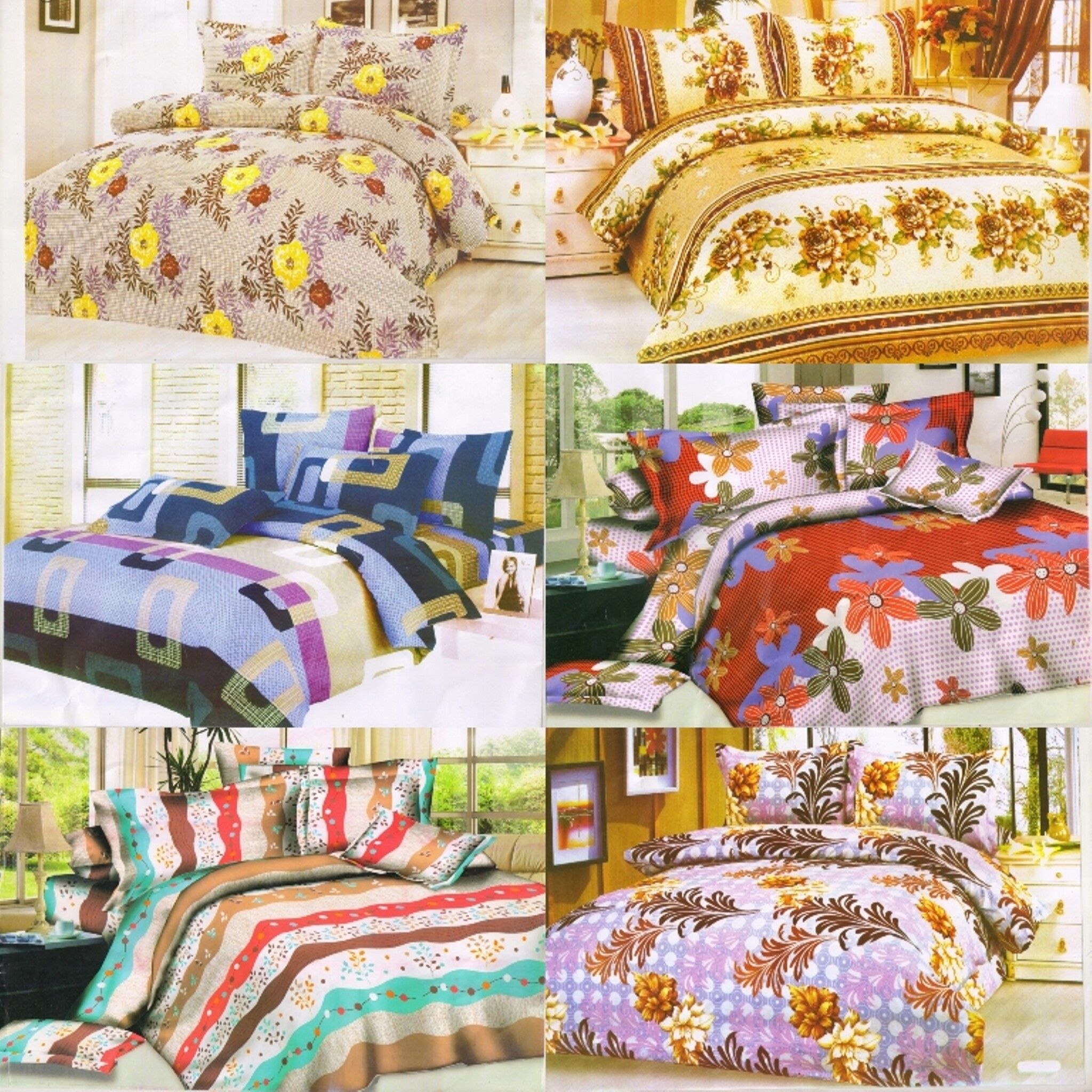 68% OFF on Z Decor Polycotton Printed Queen sized Double Bedsheet