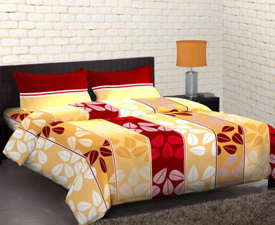10% OFF on Stellar Home USA Cotton Floral Double Bedsheet 1 Bed Sheet, 2 Pillow Covers, Multicolor 10% OFF on Stellar Home USA Cotton Floral Double Bedsheet 1 Bed Sheet, 2 Pillow Covers, Multicolor